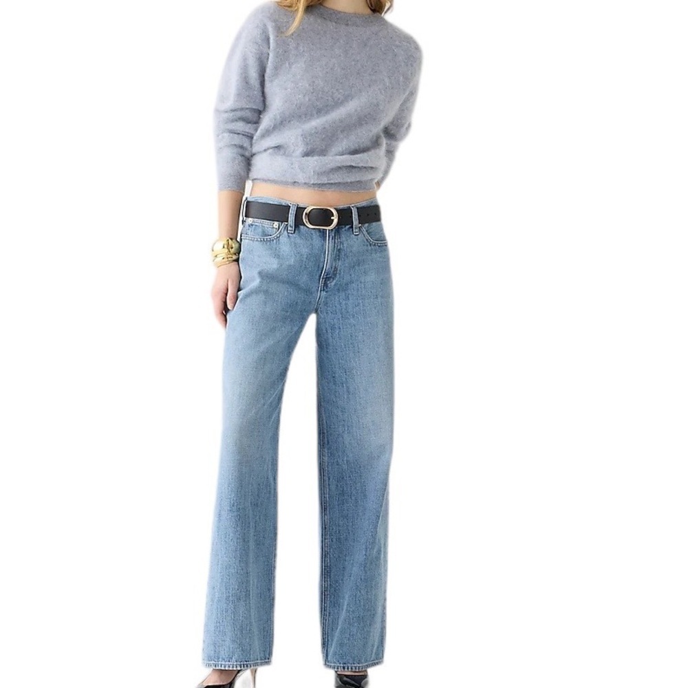 J. Crew Light Blue Wide Leg Jeans